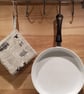 Orange Pot Holder Potholder Grab Mat Kitchen Cookware Pad Stem Leaves - Image 9