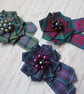 Tartan Rosette Mini Brooch Pin - Many different Clans available - Image 2