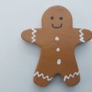 Gingerbread Person Gingerbread Man Christmas Fridge Magnet