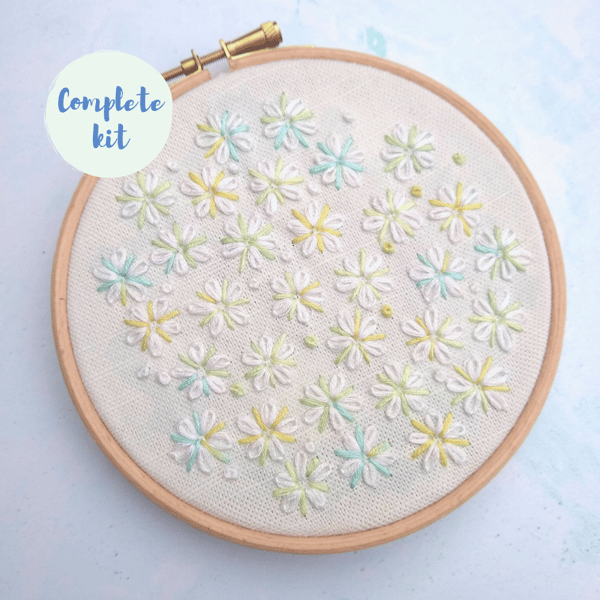 Plum blossom embroidery kit