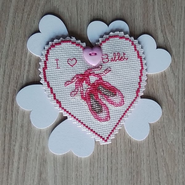 I Love Ballet, Fridge Magnet, Ballet Heart, Ballet Gift, Dance Gift