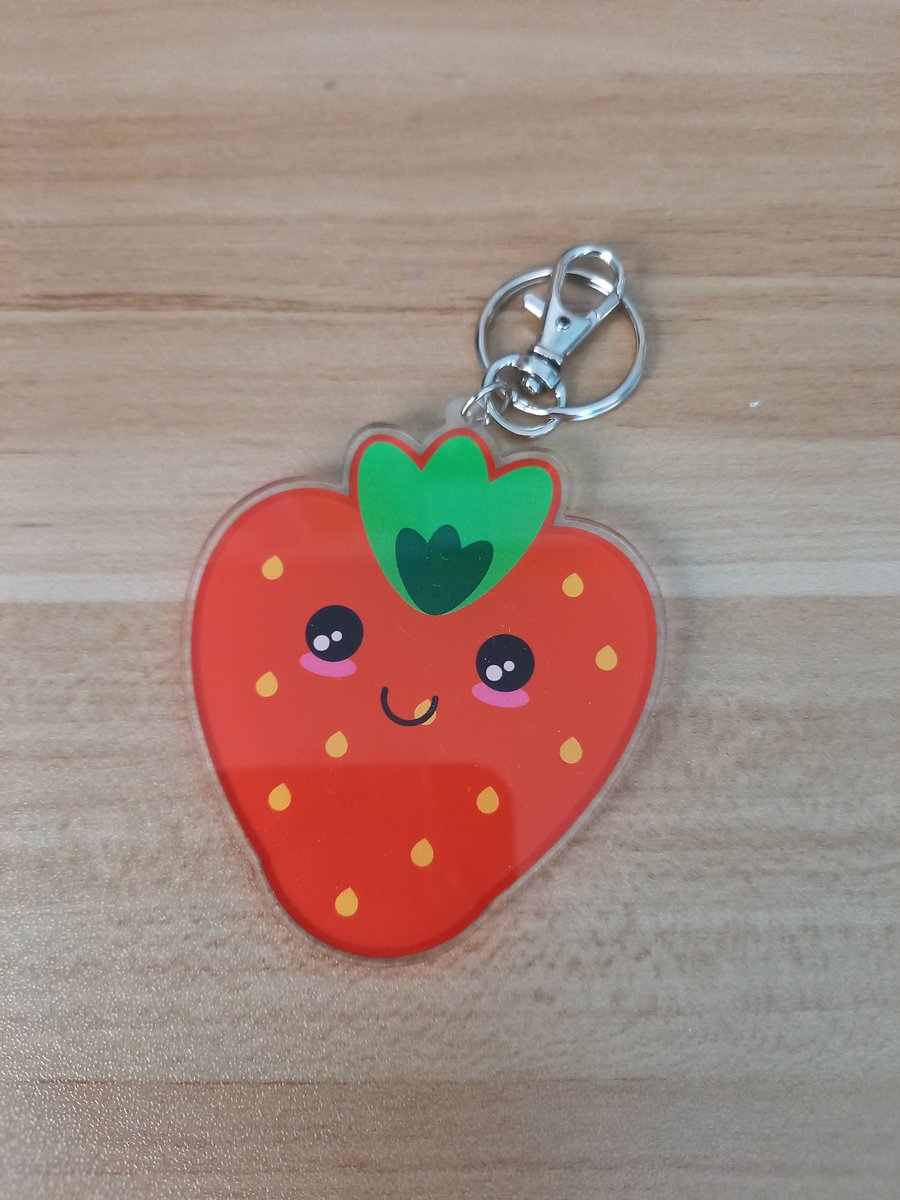 Strawberry Bag Charm 