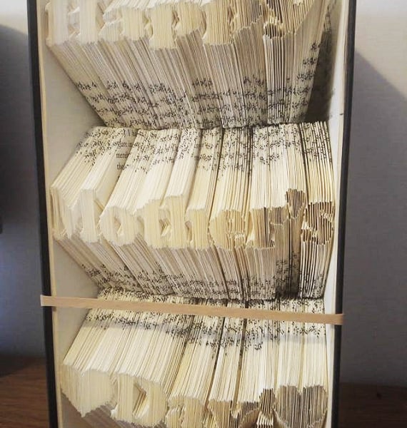 Happy Mother's Day 3-line MMF Book Folding Pattern - EMAILED PDF PATTERN