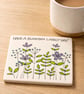 Ceramic coaster with hand drawn design  - Image 1