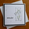 Thinking of You Card - Snowdrops