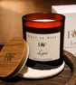 Plum, Pear & Rhubarb Scented Candle - Beautiful Fruity Scent - Handmade Gift Box