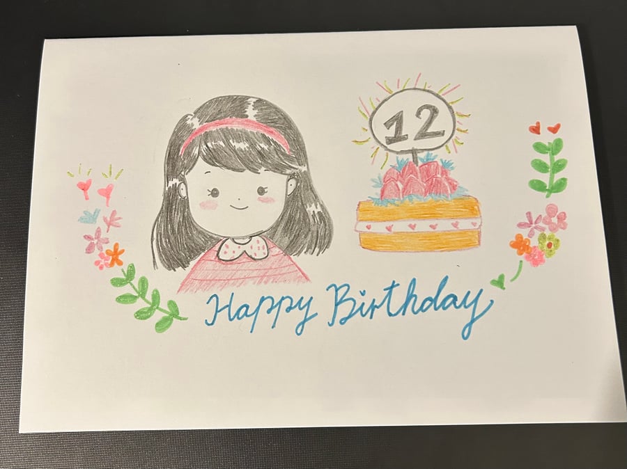 Birthday card handmade