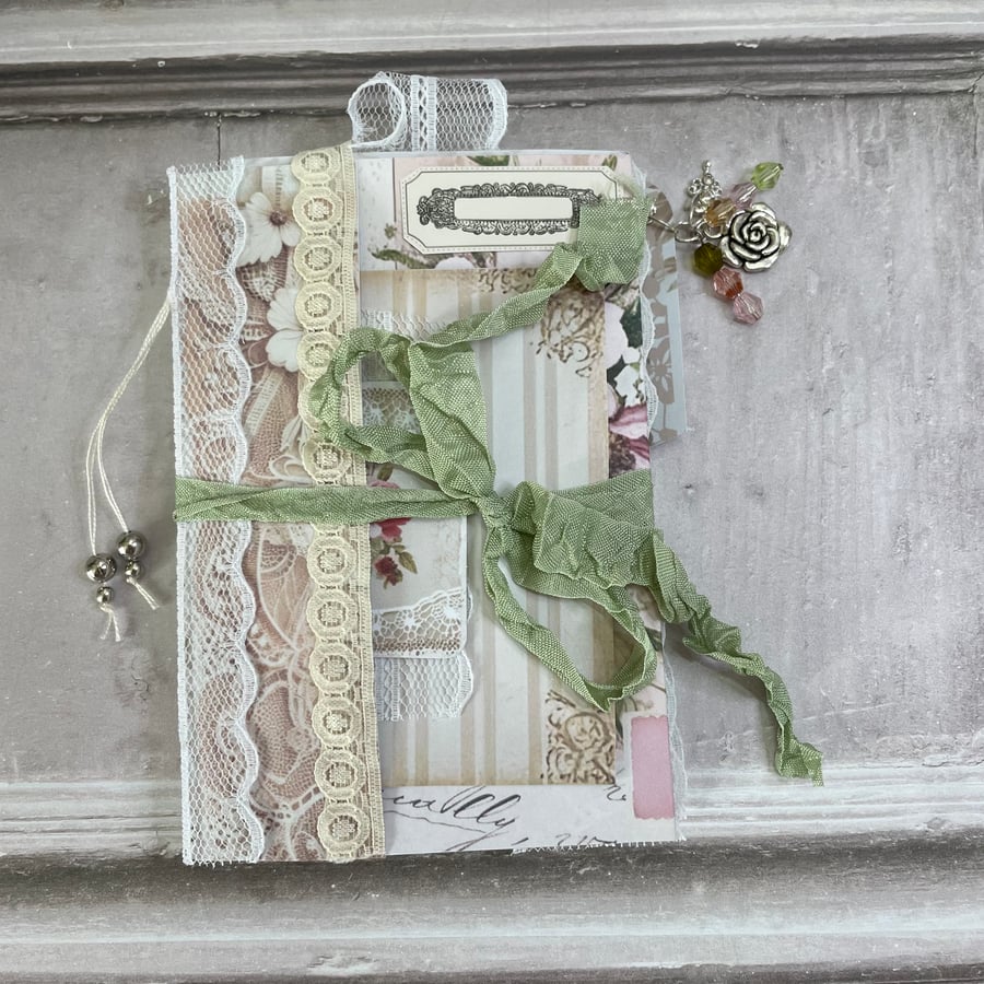 Ephemera - Blushing Charm Journal and Ephemera by Carolee Crafts PB8 0051