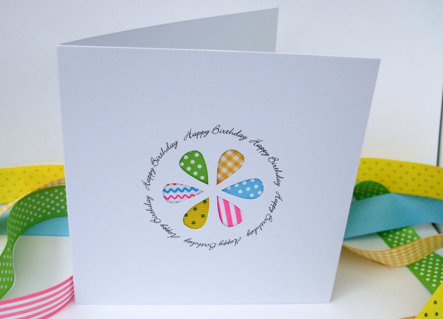 Birthday Card - Flower