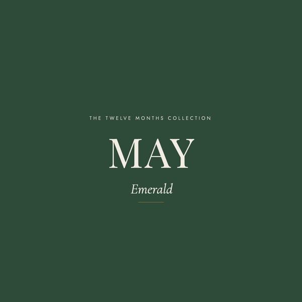 May Birthstone Ring - Hammered Silver & Emerald - Handmade in England