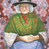 The Quiltmaker - David W. J. Lloyd - Giclée Art Print - Welsh Lady, Patchwork