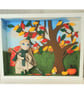 Autumn Scene Shadow Box, Seasonal Decor.
