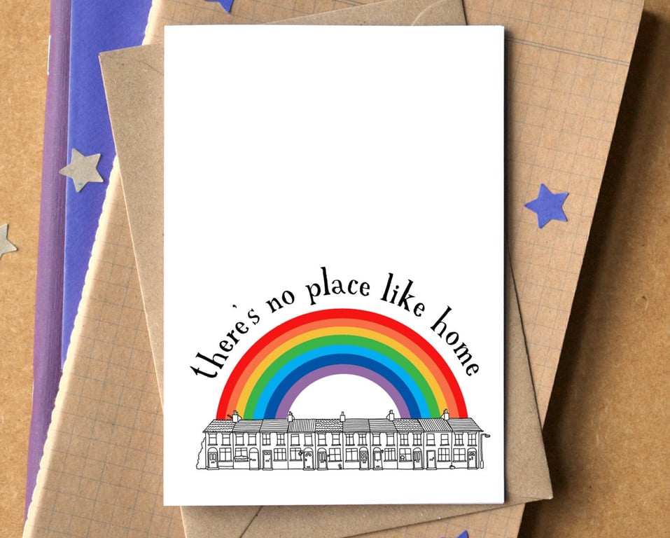 "There's No Place Like Home" New House Card