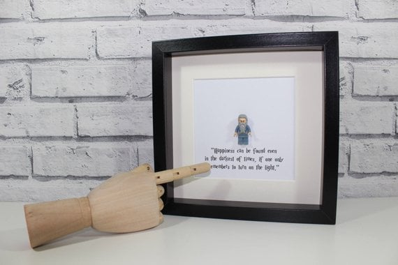 DUMBLEDORE - Framed minifigure - Harry Potter - wizard - awesome art