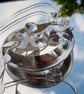 Sterling Silver Flower Basket Pendant - Image 1
