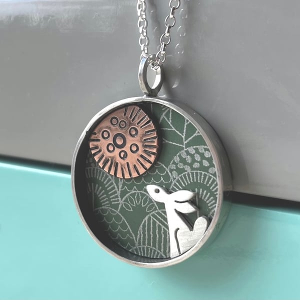 Another grey hare necklace
