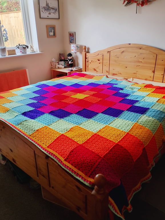 Crochet blanket or throw