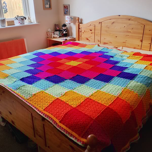 Crochet blanket or throw