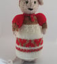 Hand Knitted Juliet Mouse - Image 2