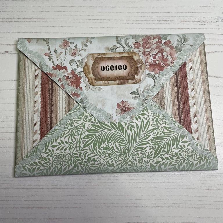 Ephemera- Tag Pocket, file folders, envelope set by Carolee Crafts PB8 - 0011