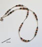 Dainty Multi Coloured Sapphire, Emerald & Ruby Sterling Silver Necklace - Image 2
