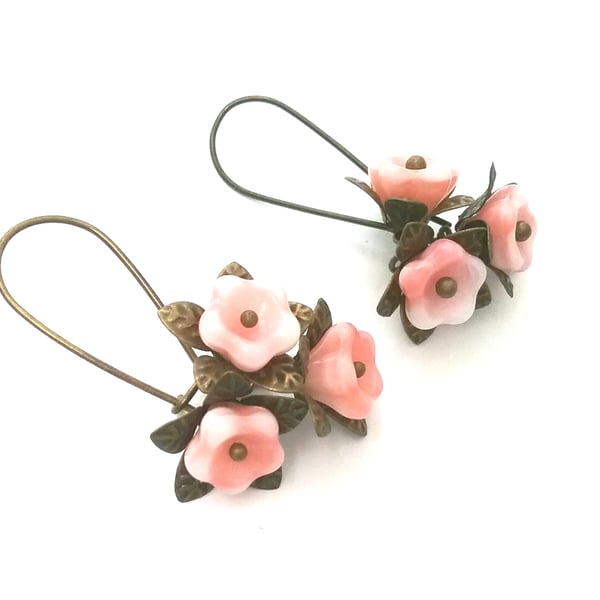 Floral cluster Earrings 