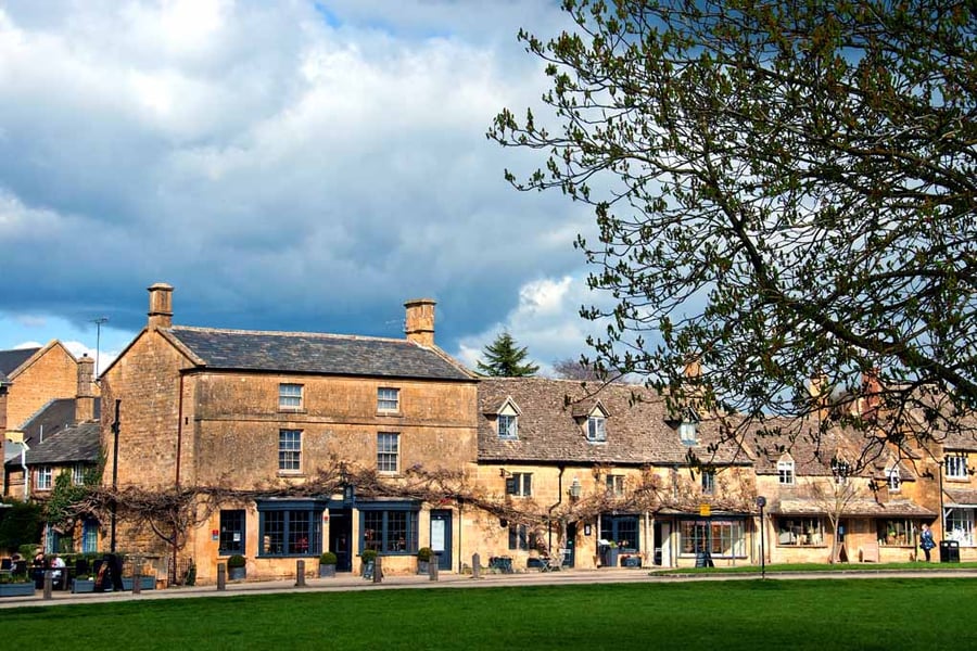 Broadway High Street Cotswolds Worcestershire UK Photograph Print