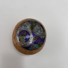 Hand painted yin yang rock.