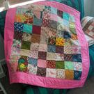 Quilted Baby Floor Mat, Patchwork Design