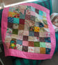 Quilted Baby Floor Mat, Patchwork Design