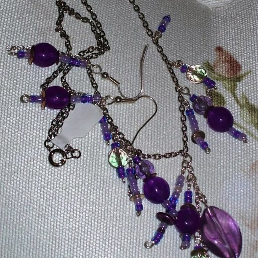 Necklace Set - 'Gone Purple'