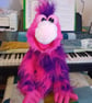 Pink monster puppet 