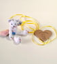 Small bear with a big heart, 5 inch gift boxed collectable hand sewn teddy bear - Image 6