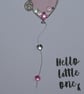 New Baby Card - Teddy With Pink Balloon - Image 4