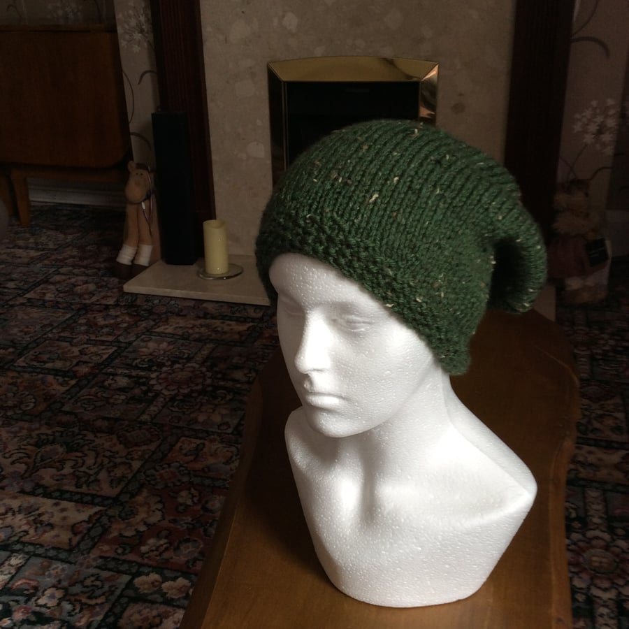Green slouch hat 