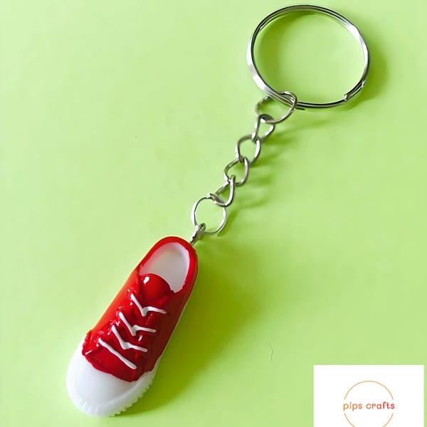 Fun Trainer Shoe, Sneaker Keyring - Keychain, Gift, Secret Santa