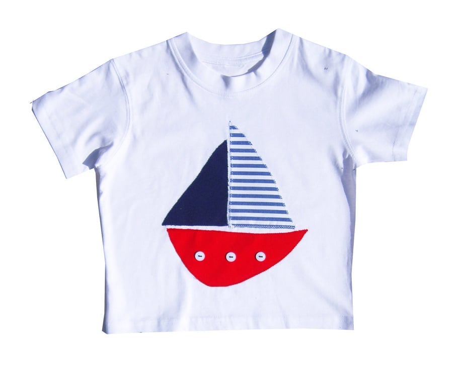 Boys Boat T-shirt, Boys Clothing, Sailing T-shirt