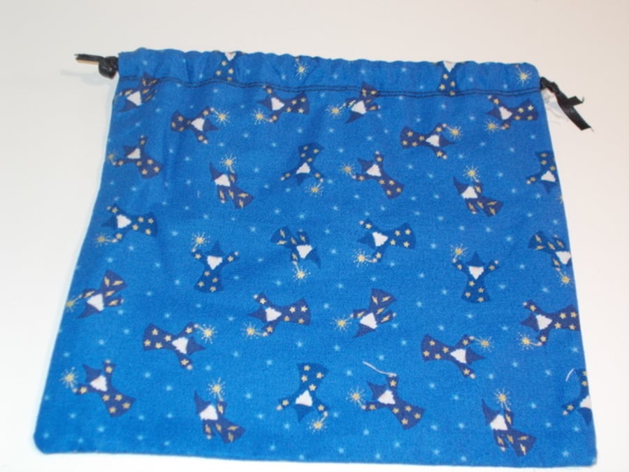 Mini drawstring wizards party  bag.