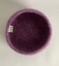 FELTED 'FUSSPOT' BOWL, desk tidy  . Lilac .Purple . Home decor. - Image 3