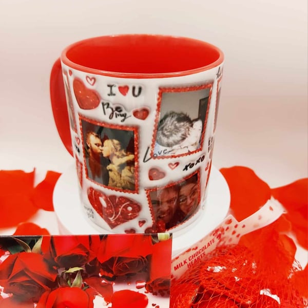Personalised Valentines Day Photo Mug