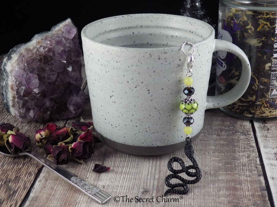 Gothic Loose Tea Infuser, Gemstone Tea Ball, Tea Lover's Gift