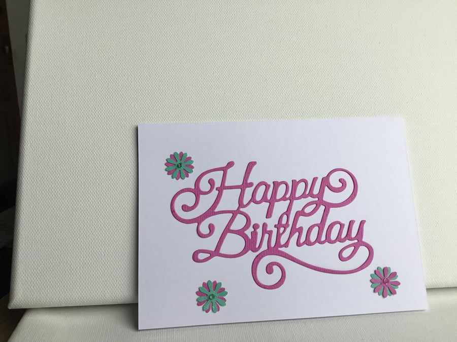 Birthday card. Ref 344