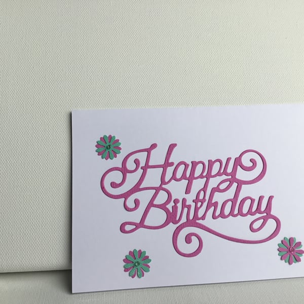 Birthday card. Ref 344