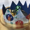 Christmas Crowns. Reusable, fabric crown - reindeer. Slight seconds