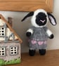 Clover the soft little lamb from a pattern by Elves world