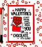 Funny Valentine’s Day Card – I Can’t Decide If I Love You or Chocolate