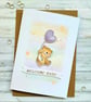 Teddy New Baby Card - baby congrats, new parents, grandparents - Image 6