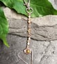Rose Gold Heart Keyring bag charm