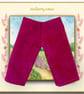 Reserved for Susan - Raspberry Pink Corduroy Trousers - Image 2