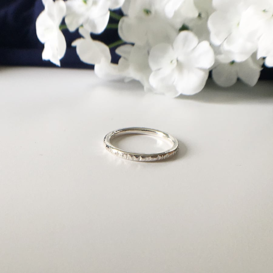 Patterned Stacking Ring